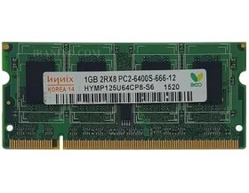 تصویر رم لپ تاپ 1 گیگ Hynix DDR2-800-6400 MHZ 1.8V سه ماه گارانتی 