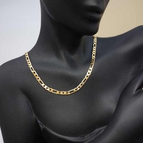 تصویر گردنبند دخترانه زنانه زنجیر مدل فیگارو مارک ژوپینگ کد130-1714 Women's chain necklace, Figaro model, xuping brand