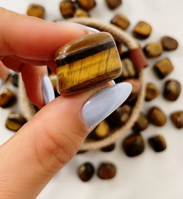 تصویر سنگ های تامبل چشم ببر 