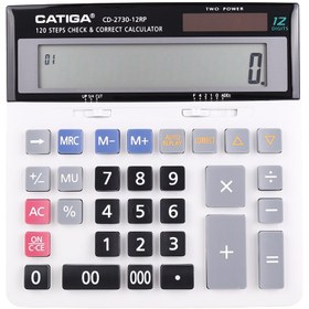 تصویر ماشین حساب کاتیگا Catiga CD-2730-12RP Catiga CD-2730-12RP Calculator