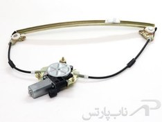 تصویر شیشه بالابر برقی جلو راست (شاگرد) پژو 405 برند ابری 