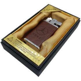 تصویر فندک اتمی رویه چرم 