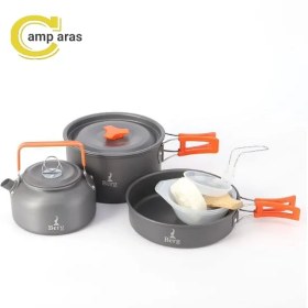 تصویر ست ظروف سفری Berg مدل B-470 Berg camping cookware set model B-470