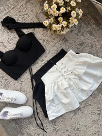 تصویر دامن عروسکی پرچی 