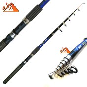 تصویر چوب ماهیگیری تلسکوپی فایبرگلاس برند SAPA طول 3.60 