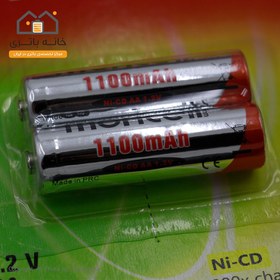 تصویر باتری قلمی شارژی موریسل 1100 میلی آمپر Moricell AA Battery 