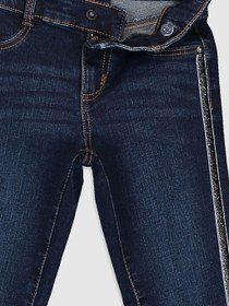 تصویر خرید اینترنتی شلوار جین بچه گانه دخترانه آبی السی وایکیکی 0S0716Z4 Skinny Fit Kız Çocuk Jean Pantolon