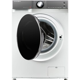 تصویر ماشین لباسشویی پاکشوما مدل BWF-40128 ظرفیت ۹ کیلوگرم درب از جلو 