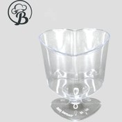 تصویر ميني جام قلب پايه دار 10 تايي 