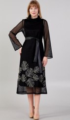 تصویر لباس مجلسی مشکی دو تیکه مدل 2024 ترکیه Womens Black dress 2024