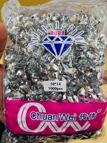 تصویر نگین اشکی پلاستیک 10در14 