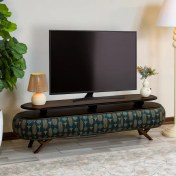 تصویر میز تلویزیون نقش آکام چوب طرح آپادانا سایز 160 