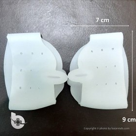 تصویر پد جداکننده انگشت پا ( متاتارس ) مدل FC13 Metatarsal toe separator pad model FC13