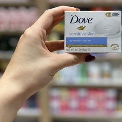 تصویر صابون شیر داو پوست حساس 