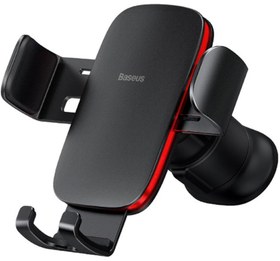 تصویر پایه نگهدارنده گوشی موبایل بیسوس مدل Metal Age II Baseus Metal AgeⅡ Gravity Car Mount Air Outlet Version SUJS000001