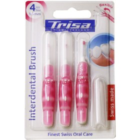 تصویر براش بین دندانی پروفشنال 1.3 میلیمتری ایزو چهار تریزا TRISA INTERDENTAL BRUSH ISO 4 