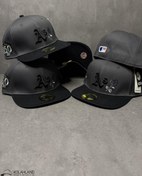 تصویر کلاه کپ فیت بک As طوسی مشکی کد267 