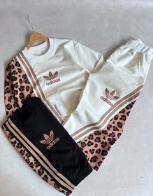 تصویر ست پوشاک دخترانه پلنگی سایز ۱ تا ۲ سال 