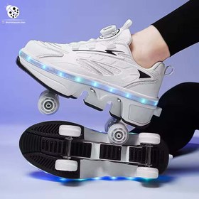 تصویر کفش اسکیت اتومات 236 سفید 