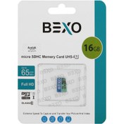 تصویر کارت حافظهBEXO 433X microSDHC UHS-I U1 Class10-65MB/s-16GB(گارانتی داده پردازی آواتک)-کد951 