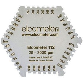 تصویر ضخامت سنج رنگ تر الکومتر انگستان مدل Elcometer 112 Elcometer 112 wet film comb