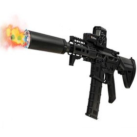 تصویر تفنگ اسباب بازی SLR طرح شارژی تیر ژله ای دودزا 