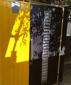 تصویر دستگاه خشک کن با ظرفیت اسمی 150 کیلویی تولید انواع میوه خشک، صیفی جات و ... 