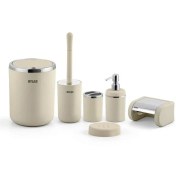 تصویر ست سرویس بهداشتی اطلس ATLAS 6 تکه مدل الیت وانیلی کروم کد 393 