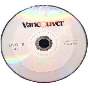 تصویر دی وی دی خام ونکوور شیرینگ بسته 50 عددی Vancover DVD-R Pack of 50