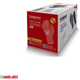 تصویر دستکش صنعتی فلامنت لاتکس ضد برش خدماتی گرید B توسن مدل TDP-L10 BS Tosan TDP-L10 BS Gloves