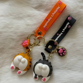 تصویر سرکلیدی گربه کیوت 