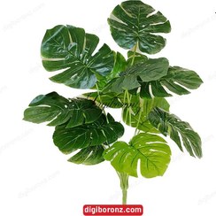 تصویر درختچه مصنوعی مدل برگ انجیری بزرگ Large fig leaf model artificial shrub 1