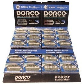 تصویر تیغ ورقی دورکو DORCO (فروش به صورت 20 بسته 10 عددی) DORCO razor blade (sold in 20 packs of 10 pieces)