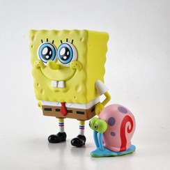تصویر اکشن فیگور باب اسفنجی و گری سایز ۲۰ سانتی‌متر 