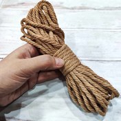 تصویر نخ مکرومه کتان پنبه تابیده رنگی 