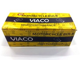 تصویر یک کارتن لامپ دو کنتاکت برند VIACO (کارتن 10 عددی) 