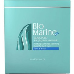 تصویر ماسک صورت حاوی کائولن حجم 15 میل بایومارین Bio Marine Face Mask with Kaolin, 15ml