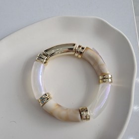 تصویر النگو رزینی کرم کد 1217 