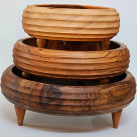 تصویر ست پذیرایی چوبی 