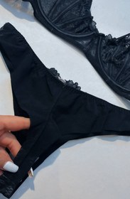 تصویر شورت و سوتین توری - 75 / 