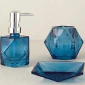 تصویر ست سرویس بهداشتی 3 پارچه انگلیش هوم هایلی آبی 