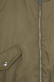 تصویر ژاکت زنانه برند پل اند بیر رنگ خاکی مدل PULL&BEAR Basic bomber jacket 