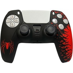 تصویر روکش دسته پلی استیشن 5 - Silicone Cover Dualsense PS5 SpiderMan2 Design 