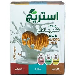 تصویر بسته ترکیبی شیر بادام و نبات سه طعم استریج - 200 گرم 