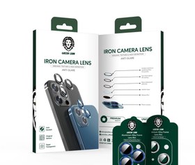 تصویر محافظ لنز دوربین آیفون برند گرین مدل IRON CAMERA LENS مناسب گوشی موبایل اپل iPhone 12 Pro Max 