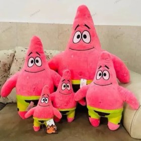 تصویر عروسک وارداتی طرح پاتریک ارتفاع ۶۵ سانتی متر کد L46 