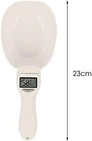 تصویر پیمانه ترازو دیجیتال غذای خشک سگ و گربه برند AM-CZW Digital Spoon Scale, Professional Digital Spoon Scale with High Accuracy and LCD Display for Measuring Pet Food