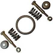 تصویر واشر گلویی اگزوز پژو ۲۰۶ شرکتی ایساکو Isaco exhust manifold gasket for peugeot 206