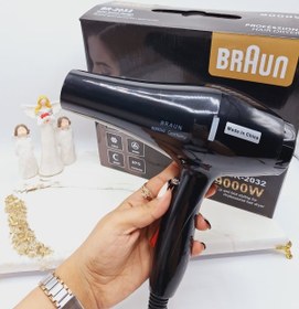 تصویر سشوار براون 9000 وات BR-2032 Brown  BR-2032 hair dryer 9000 w