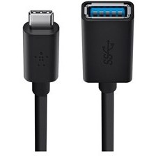 تصویر مبدل USB-A به USB-C بلکین مدل F2CU036btBLK F2CU036btBLK